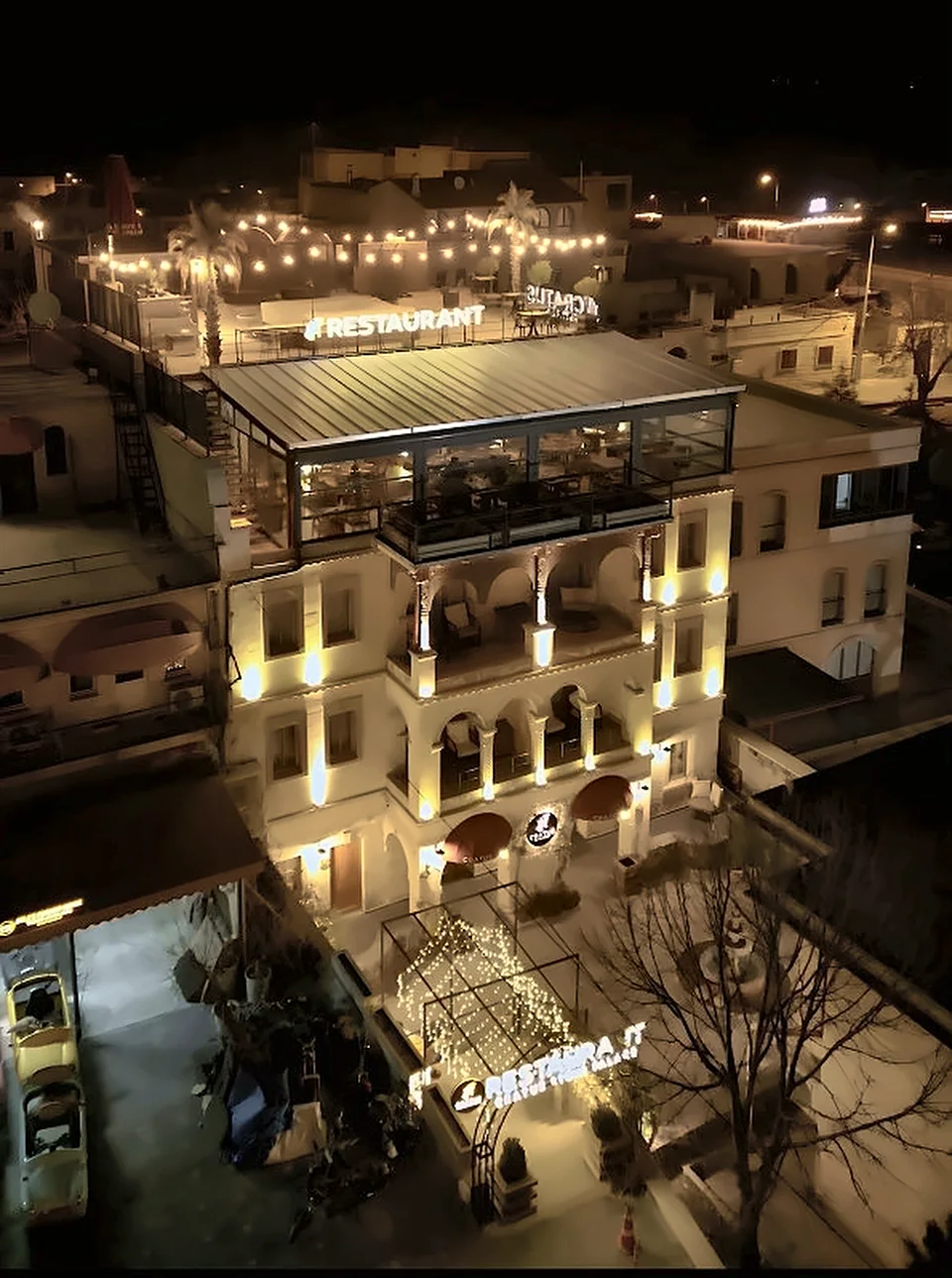 Gece havadan Cratus Premium Restaurant